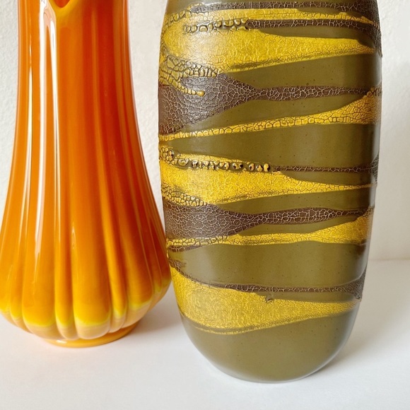 SOLD Ⓜ️ | Vintage 1970’s MCM Royal Haeger Free Form Earth Wrap Pottery Vase - Picture 10 of 14